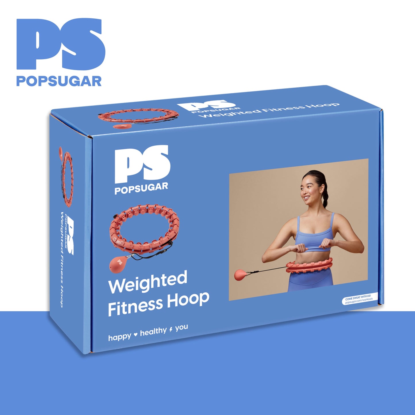 Get Fit and Have Fun with Our Adjustable Coral Fitness Hoop + Weighted Ball! 🌟💪 #FitnessGoals #HulaHoopChallenge