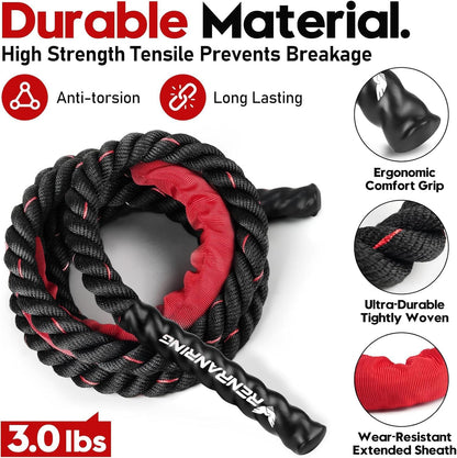 Level Up Your Fitness Game with Our Heavy Weighted Jump Ropes! 💪🔥 Perfect for Men & Women - Build Strength & Muscle at Home! 🏋️‍♂️🏋️‍♀️