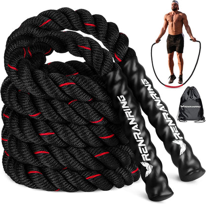 Level Up Your Fitness Game with Our Heavy Weighted Jump Ropes! 💪🔥 Perfect for Men & Women - Build Strength & Muscle at Home! 🏋️‍♂️🏋️‍♀️