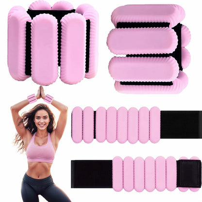 Level Up Your Workout with Our Adjustable Pilates Wrist & Ankle Weights Set! Perfect for Yoga, Dance, and More! 💪✨