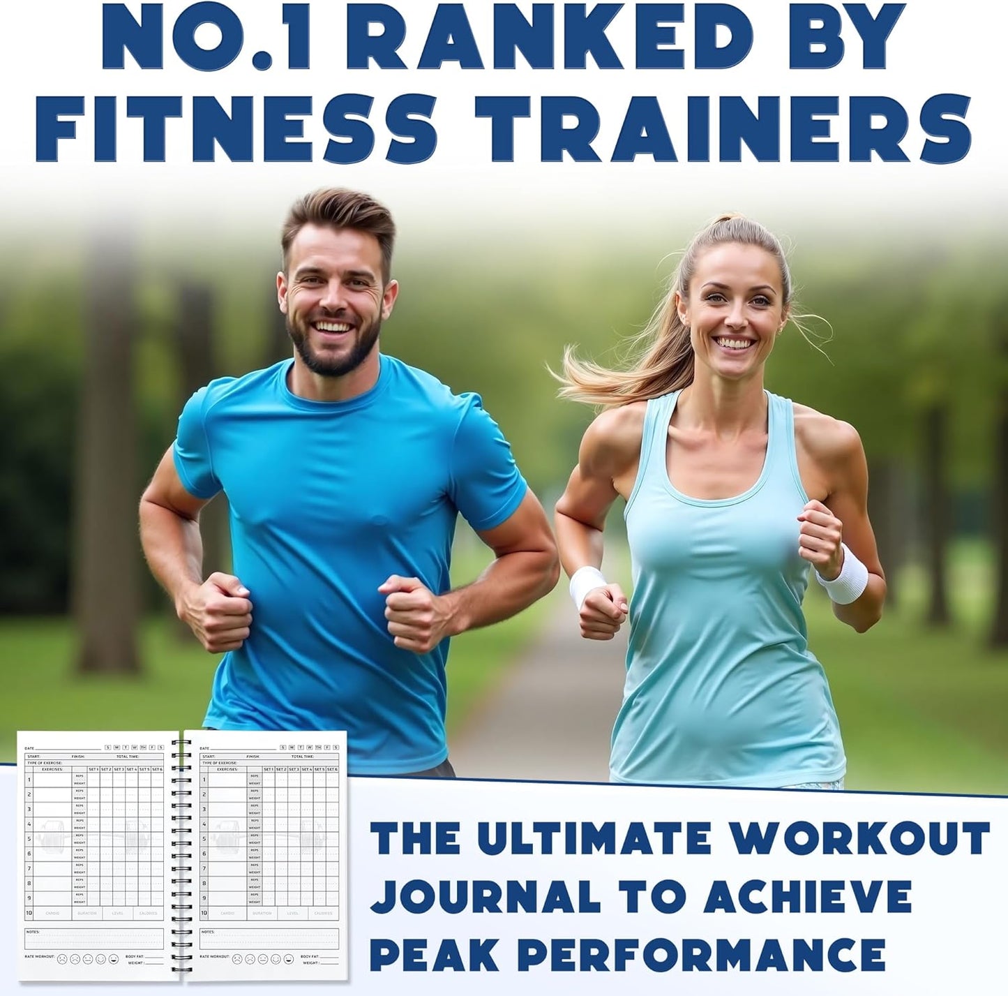 Workout Planner for Daily Fitness Tracking & Goals Setting - A5 Size, 6” X 8”, Charcoal Gray - Men & Women Personal Home & Gym Training Diary - Log Book Journal - by